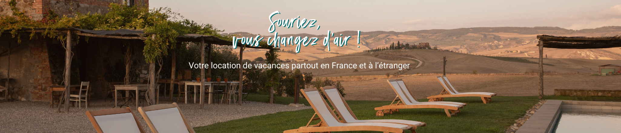 Souriez, vous changez d'air !